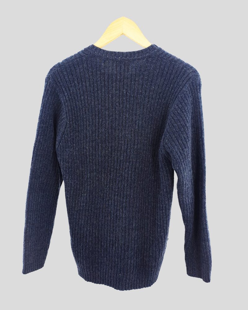 Sweater Abrigado Rever Pass de Hombre Talle S