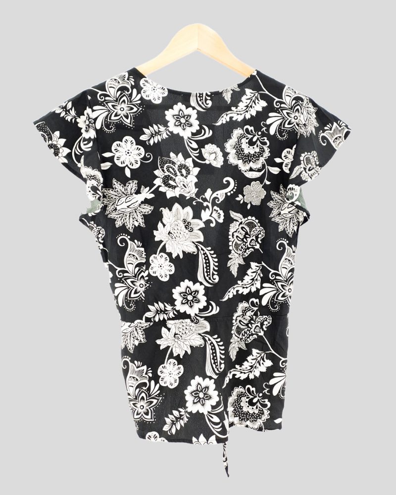 Blusa Manga Corta India Style de Mujer Talle 40