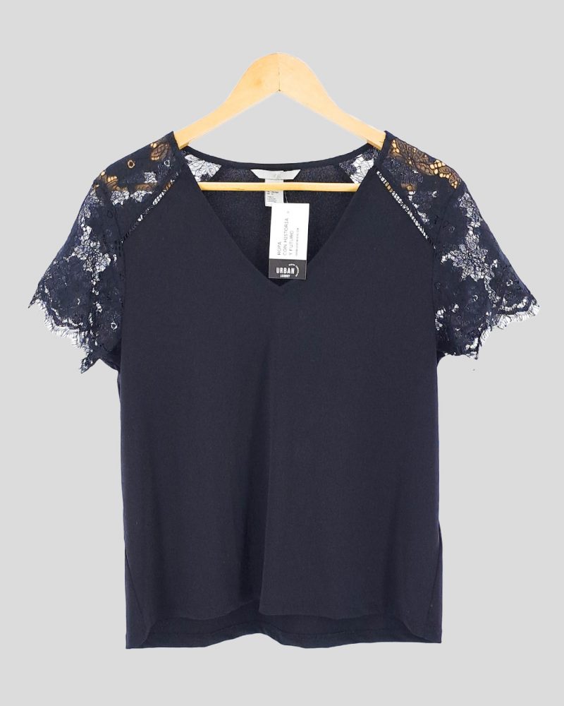 Blusa Manga Corta H&M de Mujer Talle M