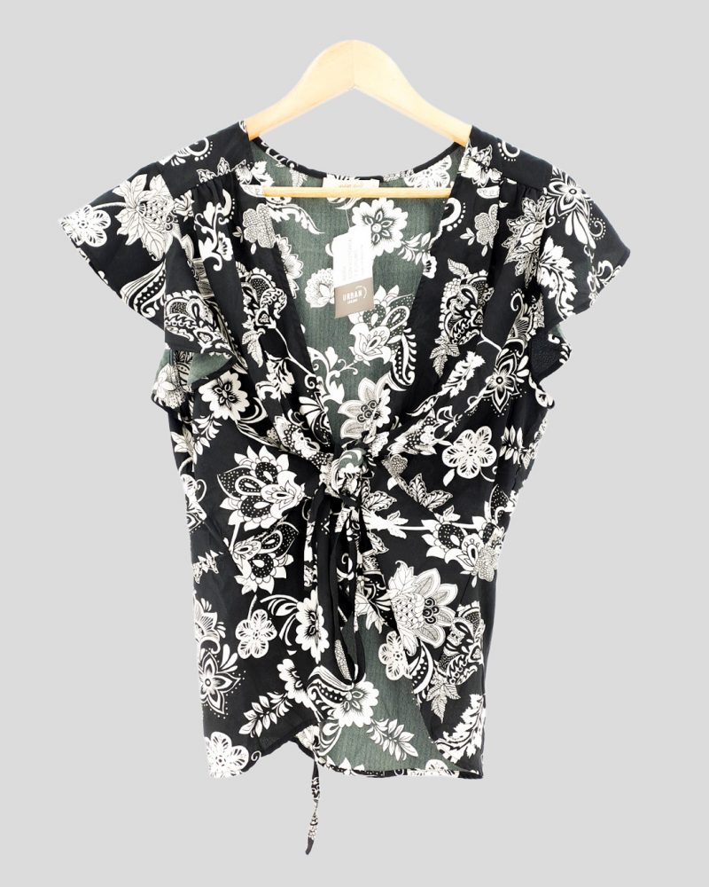 Blusa Manga Corta India Style de Mujer Talle 40