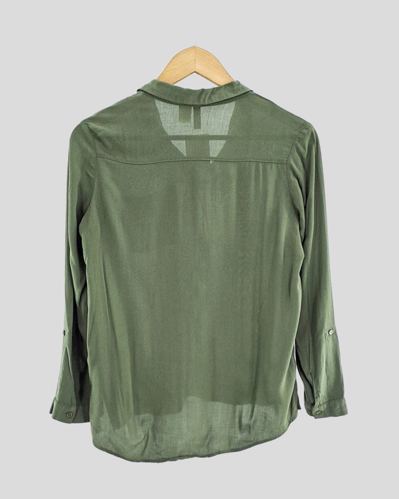 Camisa Manga Larga Liviana Mujer H&M Divided de Mujer Talle 34