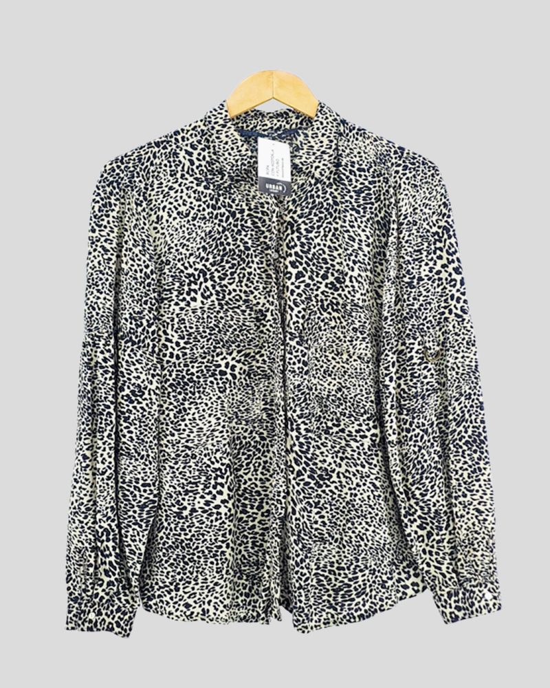 Camisa Manga Larga Liviana Mujer Zara de Mujer Talle L