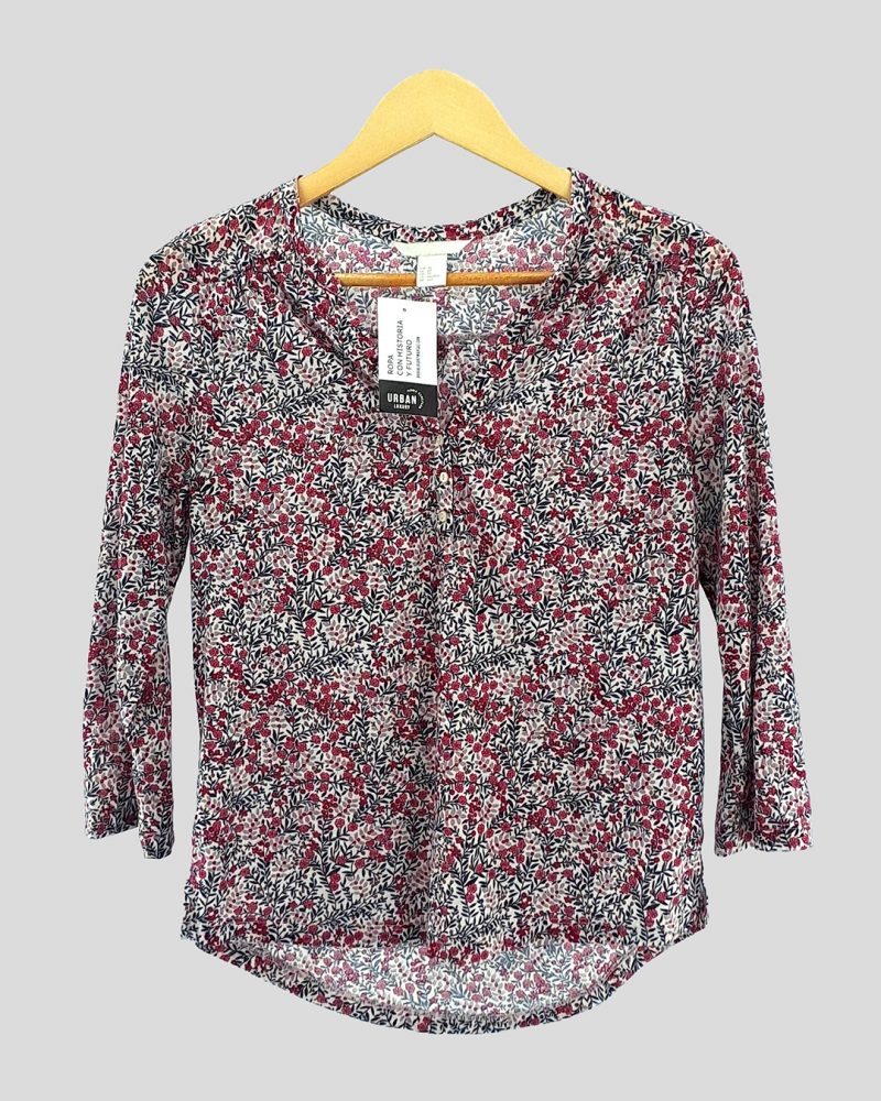 Remera Manga Larga H&M de Mujer Talle XS