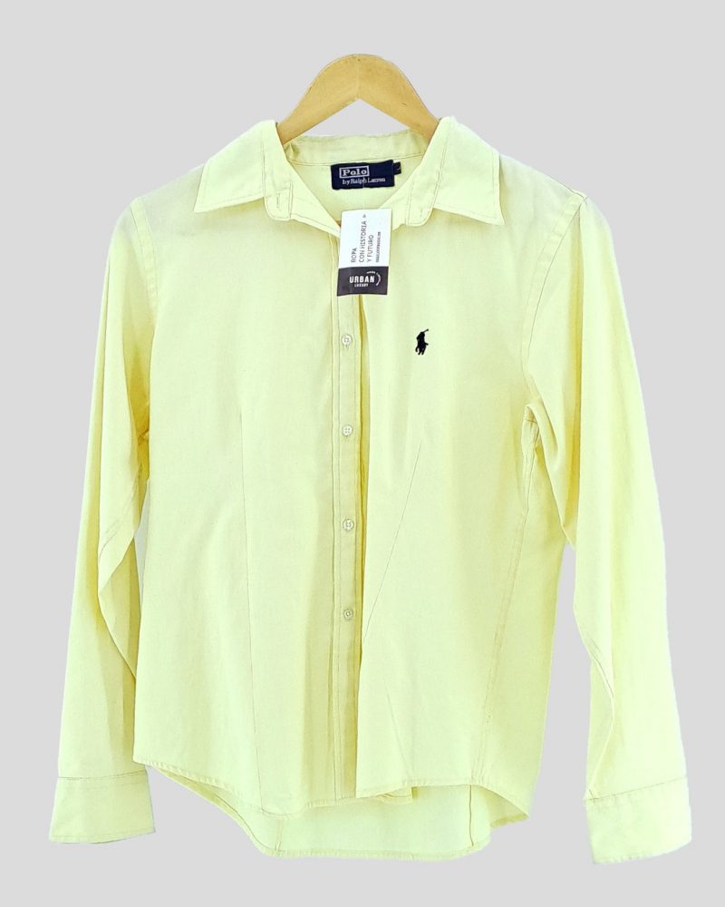 Camisa Manga Larga Liviana Mujer Polo Ralph Lauren de Mujer Talle L