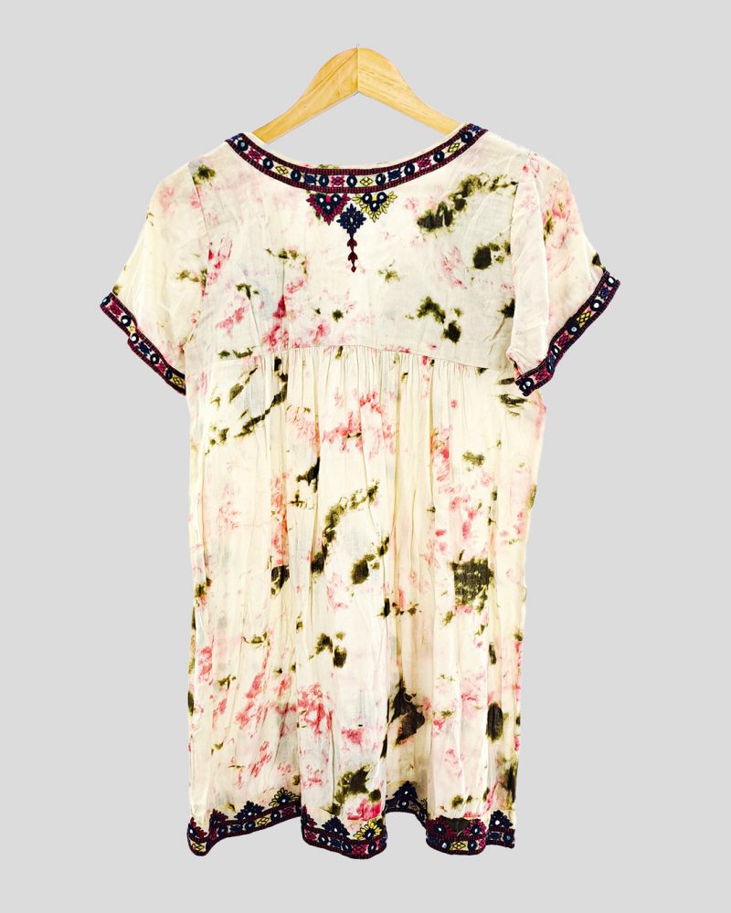 Blusa Manga Corta Rapsodia de Mujer Talle S