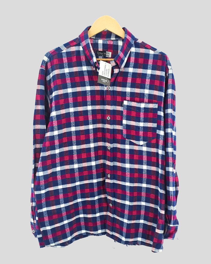 Camisa Manga Larga Hombre Marca Nacional de Hombre Talle XXL