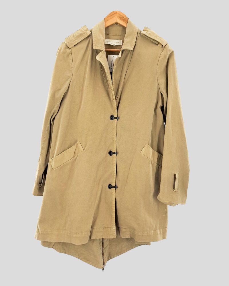 Trench Paula Cahen D'anvers de Mujer Talle 3