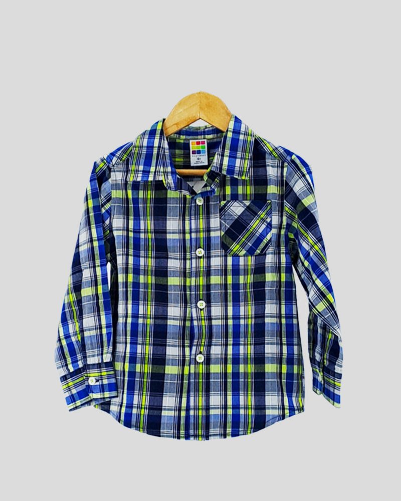 Camisa Manga Larga Niños Marca Internacional de Nene Talle 4