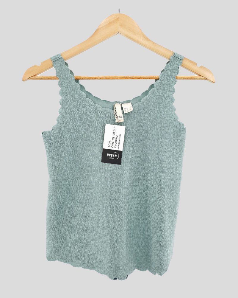 Blusa Sin Mangas H&M Divided de Mujer Talle XS
