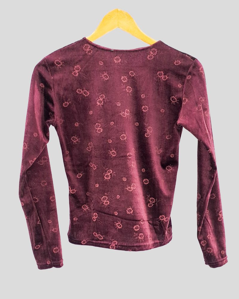 Blusa Manga Larga Invierno Marca Nacional de Mujer Talle S