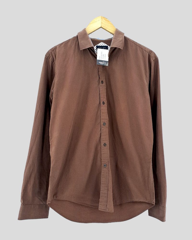 Camisa Manga Larga Hombre Zara de Hombre Talle S