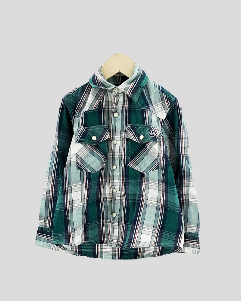 Camisa Manga Larga Niños M&C de Nene Talle 4