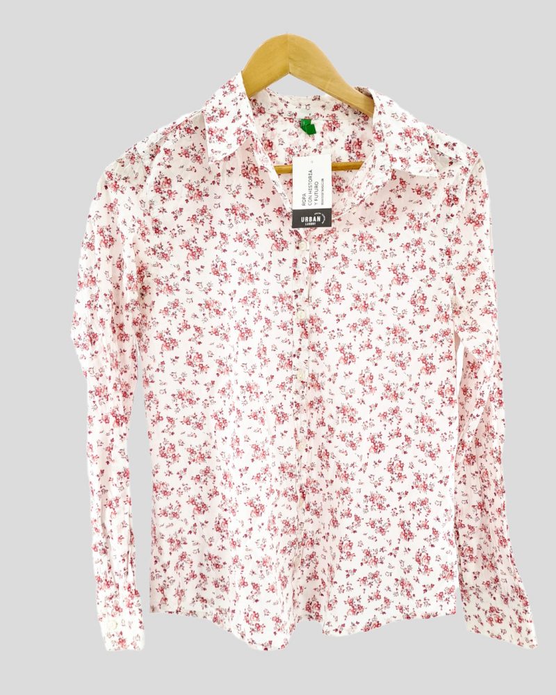 Camisa Manga Larga Liviana Mujer United colors of Benetton de Mujer Talle S