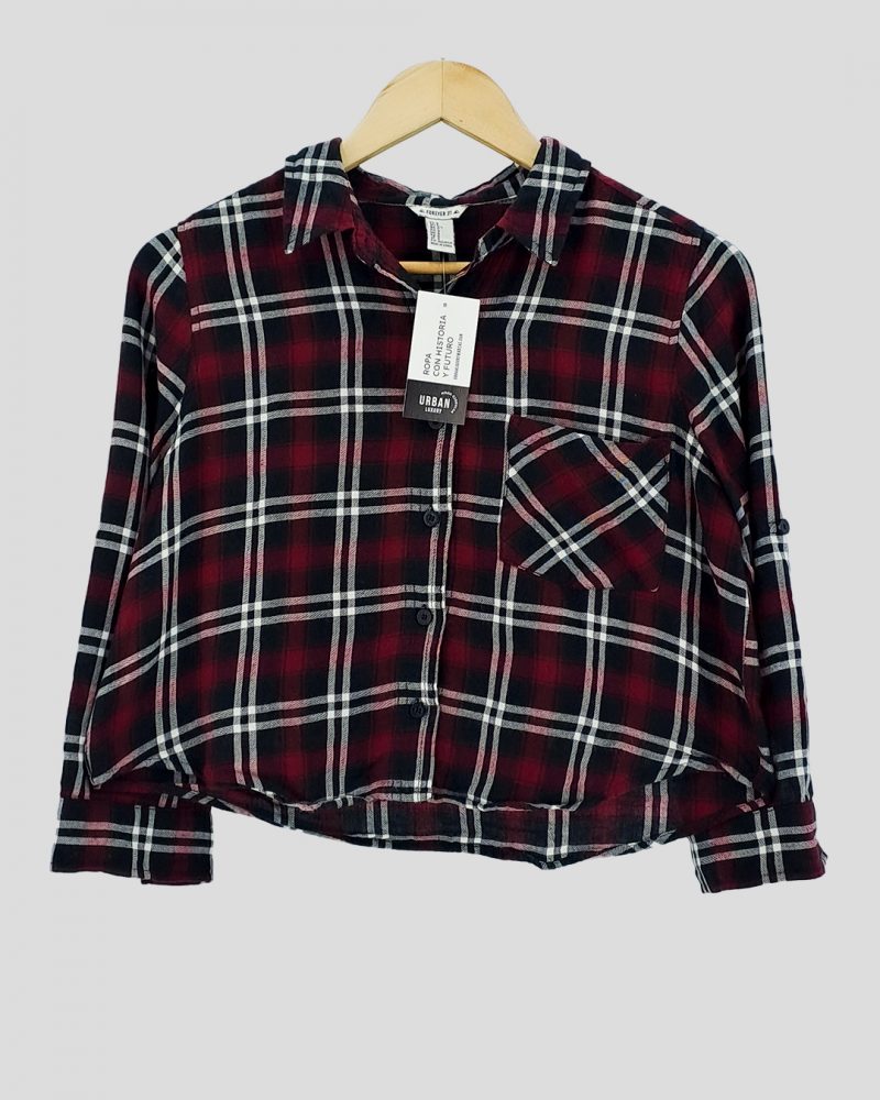 Camisa Manga Larga Invierno Mujer Forever 21 de Mujer Talle S