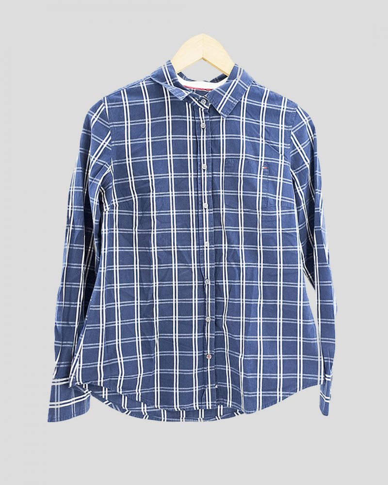 Camisa Manga Larga Liviana Mujer Tommy Hilfiger de Mujer Talle M