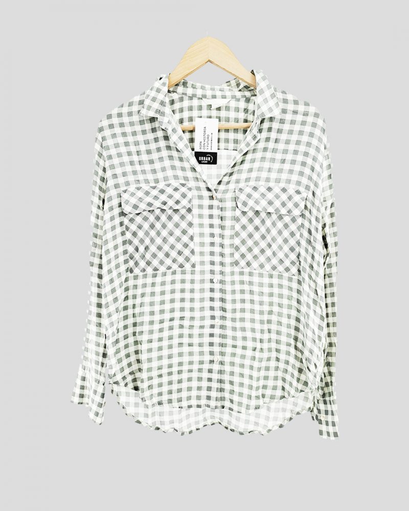 Camisa Manga Larga Liviana Mujer H&M de Mujer Talle 40