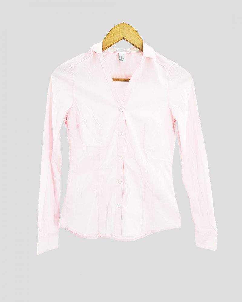 Camisa Manga Larga Liviana Mujer H&M de Mujer Talle 32