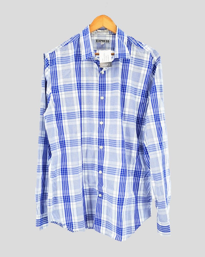 Camisa Manga Larga Hombre Express de Hombre Talle L