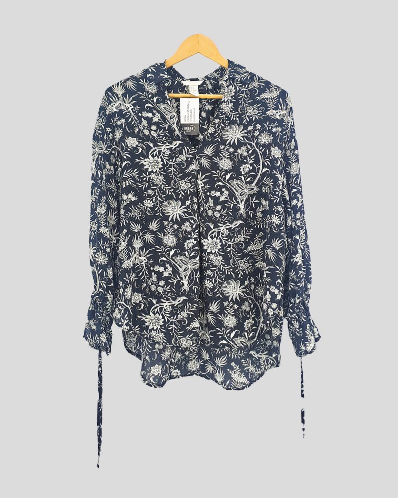 Blusa Manga Larga Liviana H&M de Mujer Talle XS