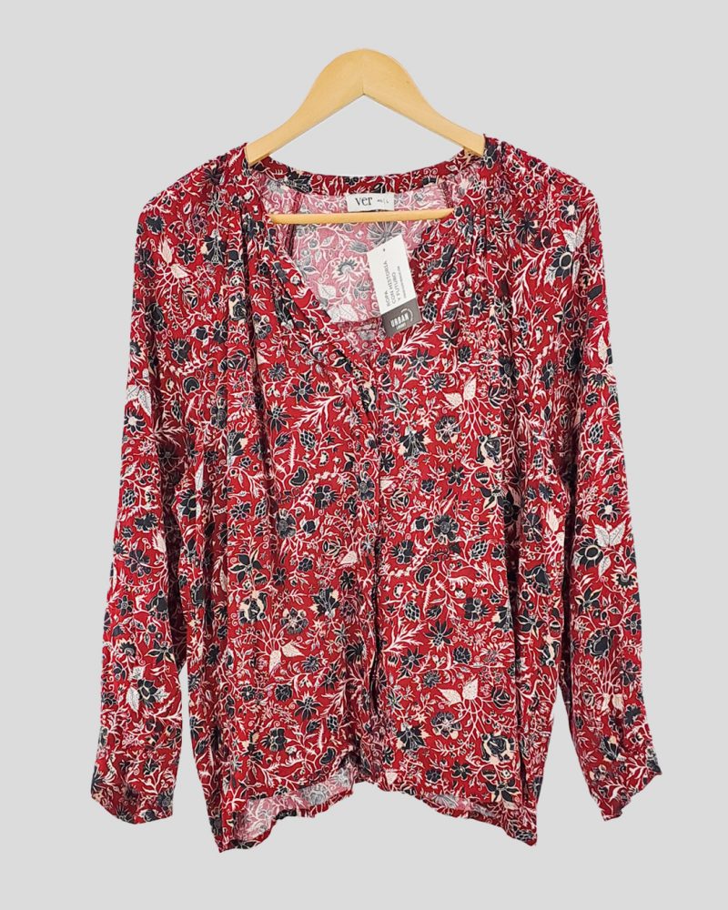 Camisa Manga Larga Liviana Mujer Ver de Mujer Talle 46