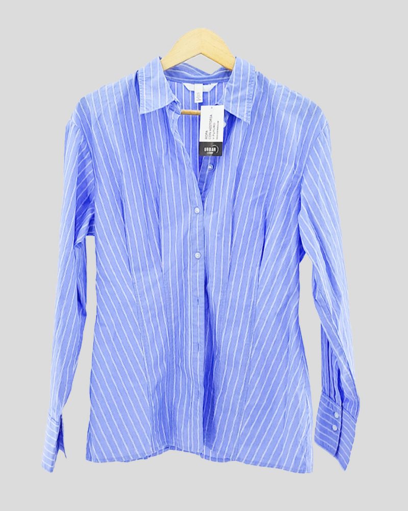 Camisa Manga Larga Liviana Mujer H&M de Mujer Talle S