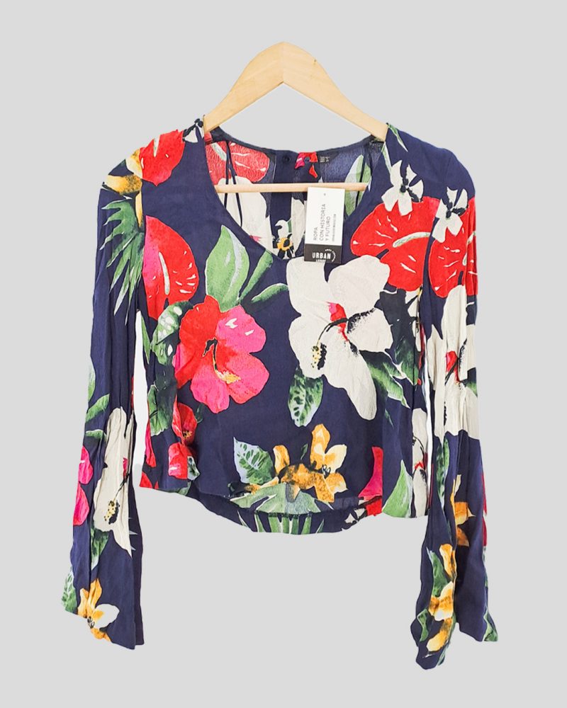 Blusa Manga Larga Liviana TRF de Mujer Talle S