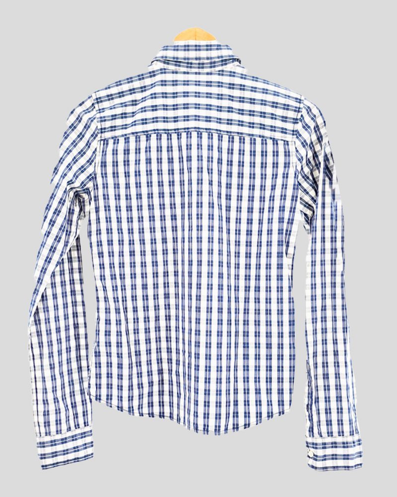 Camisa Manga Larga Liviana Mujer Abercrombie de Mujer Talle S