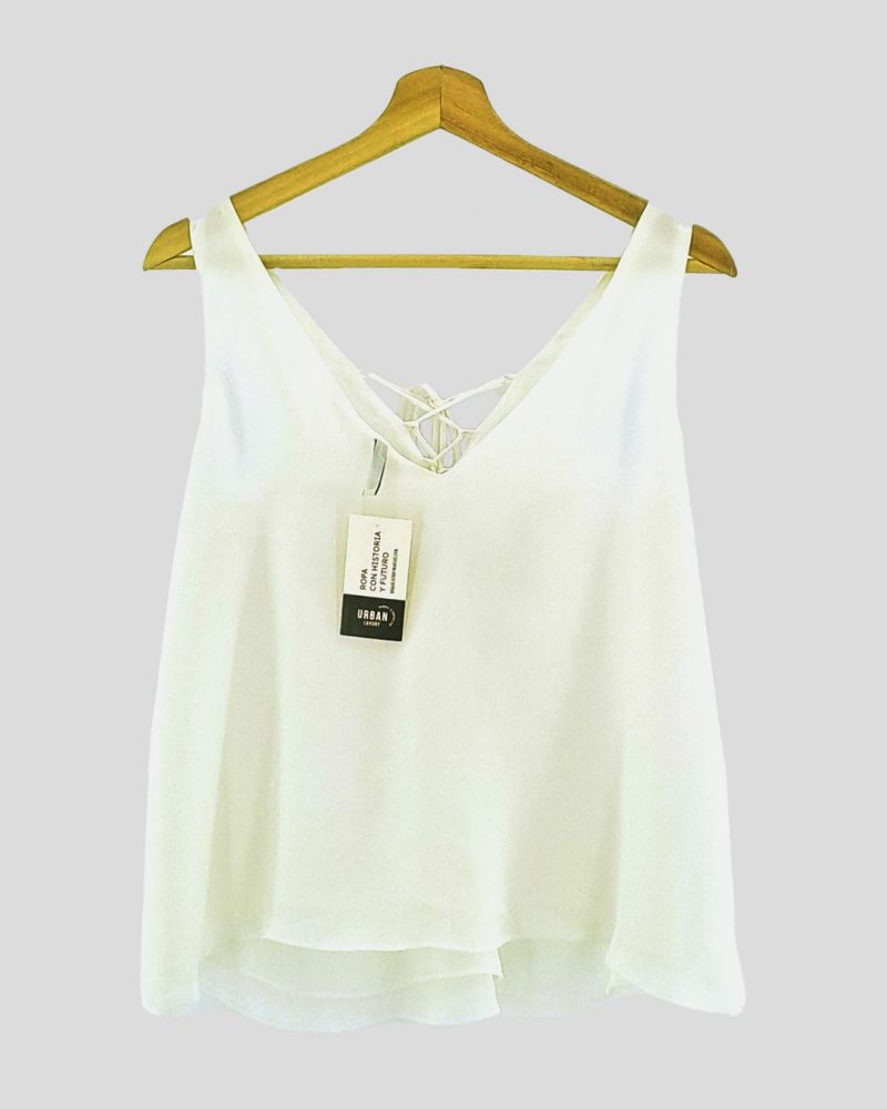 Blusa Sin Mangas Stradivarius de Mujer Talle M