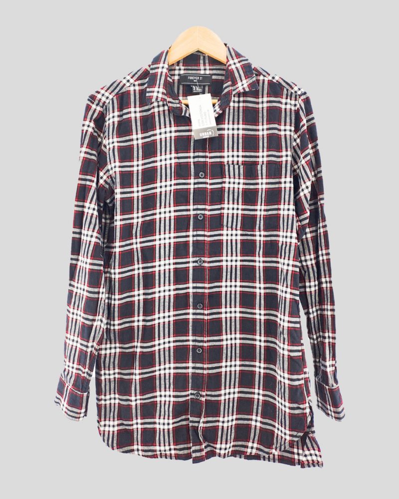 Camisa Manga Larga Hombre Forever 21 de Hombre Talle XS