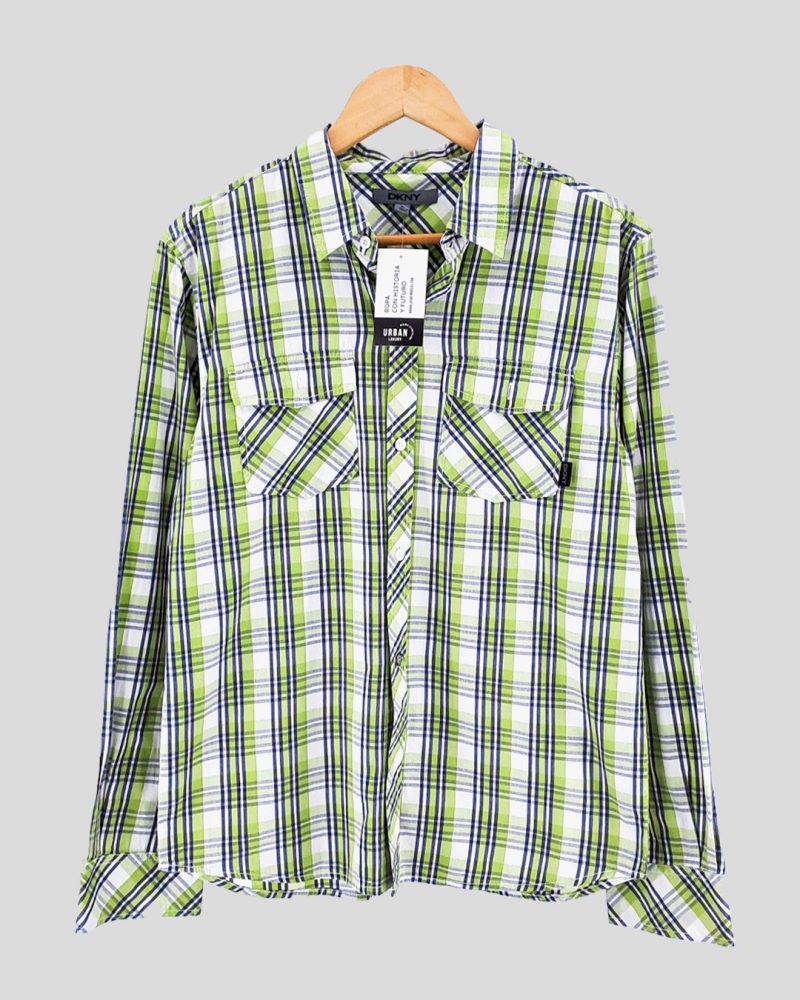 Camisa Manga Larga Hombre DKNY - Donna Karan de Hombre Talle XL