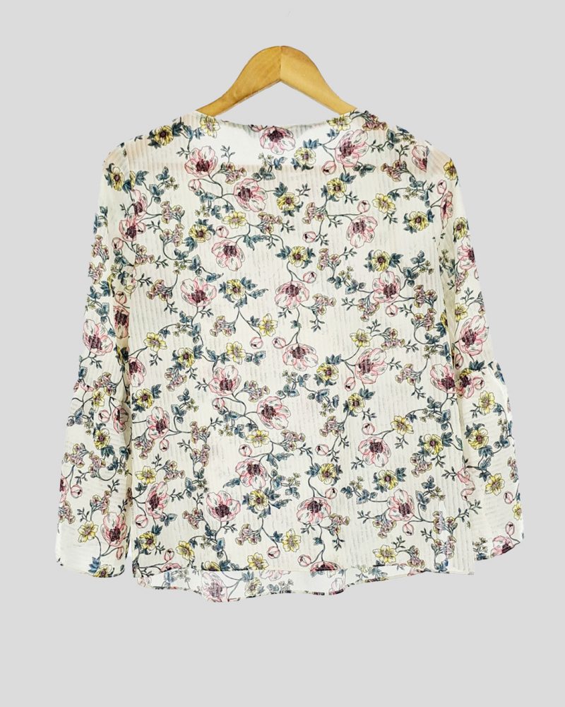 Blusa Manga Larga Liviana Zara de Mujer Talle S