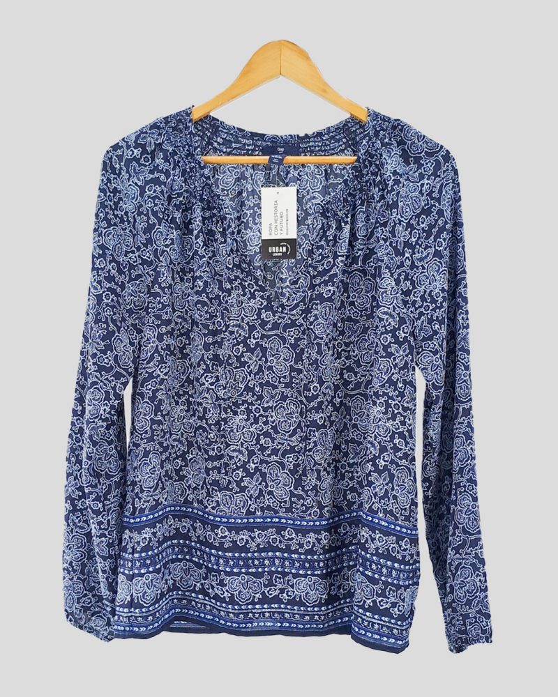 Blusa Manga Larga Liviana GAP de Mujer Talle S