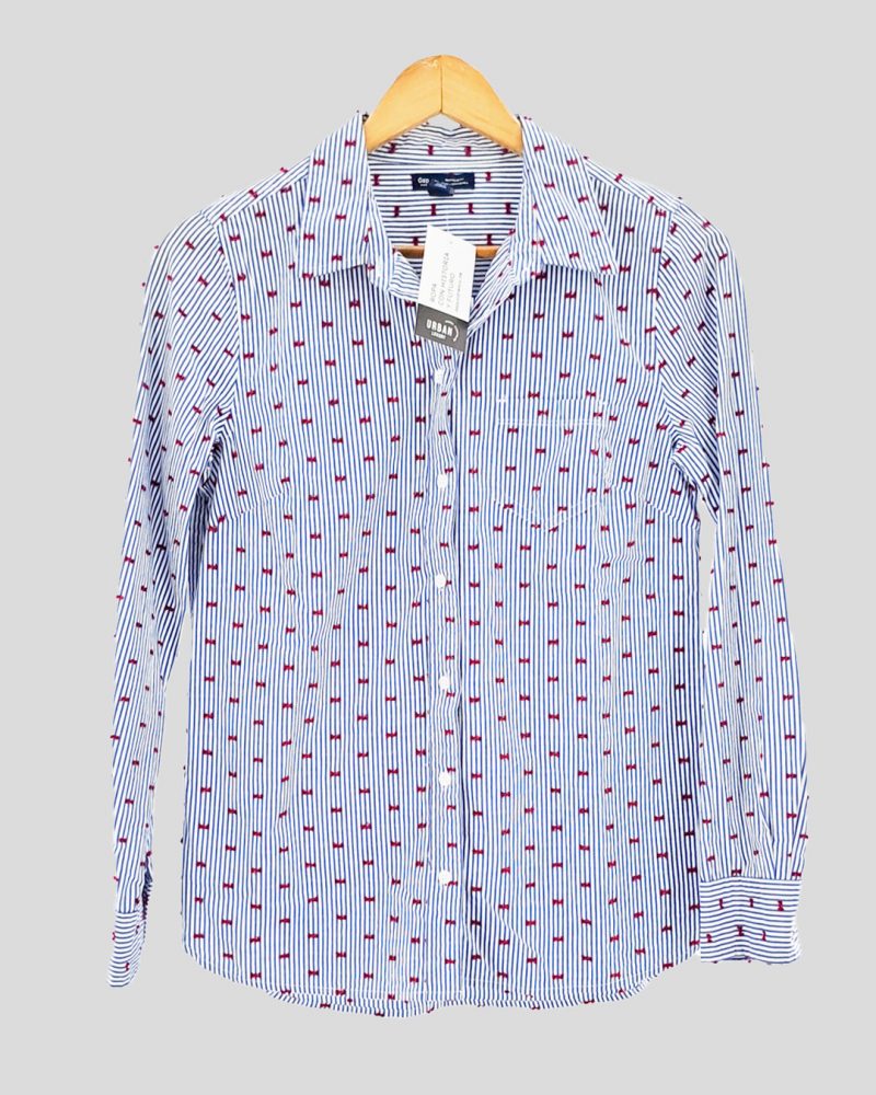 Camisa Manga Larga Liviana Mujer GAP de Mujer Talle XS