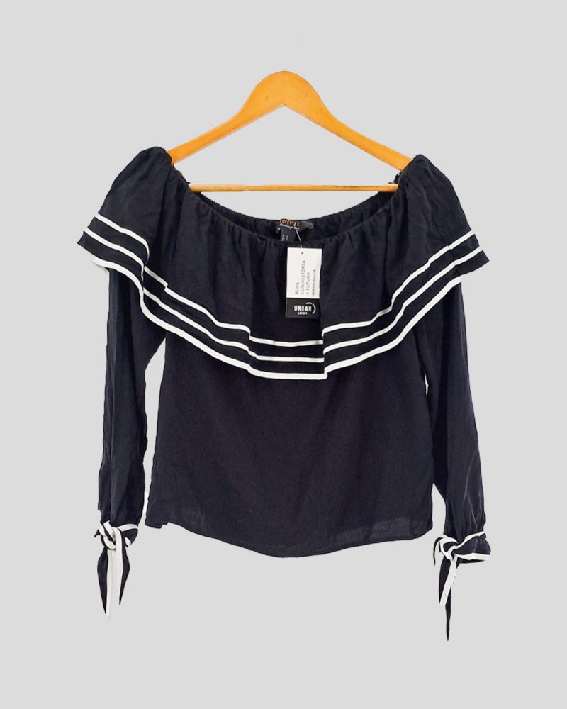 Blusa Manga Larga Liviana Forever 21 de Mujer Talle M