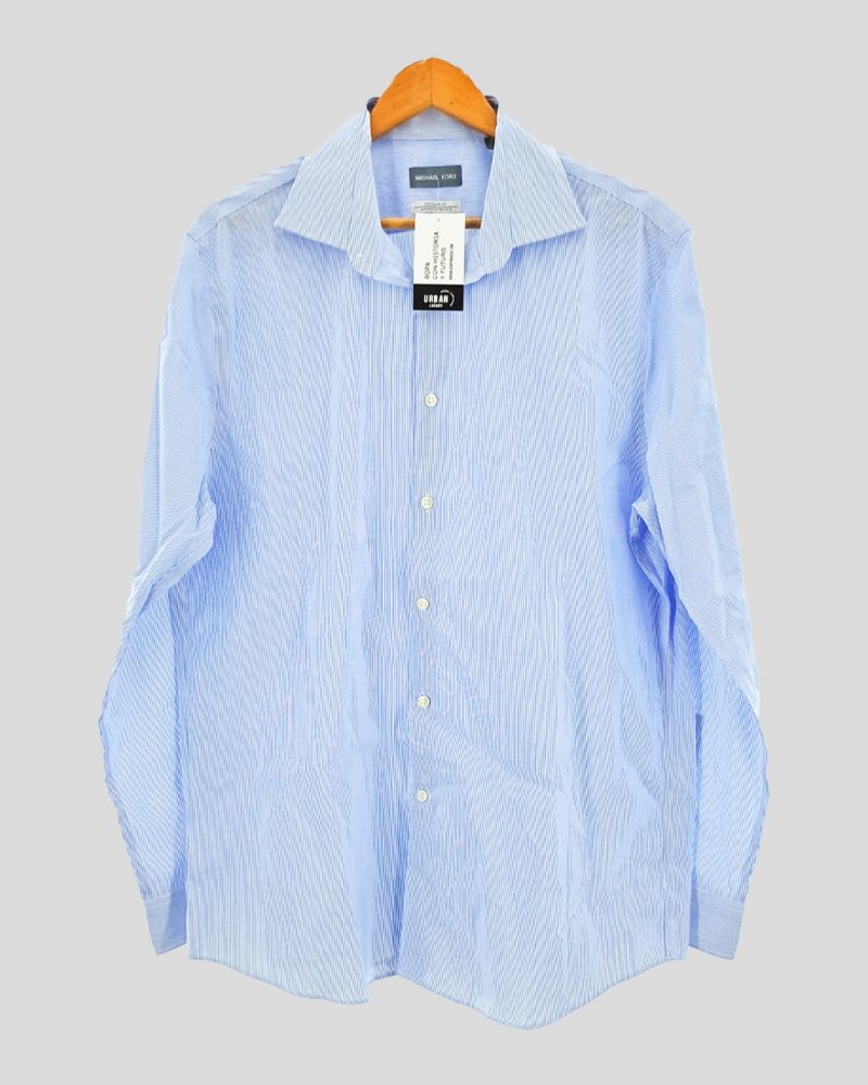 Camisa Manga Larga Hombre Michael Kors de Hombre Talle 16