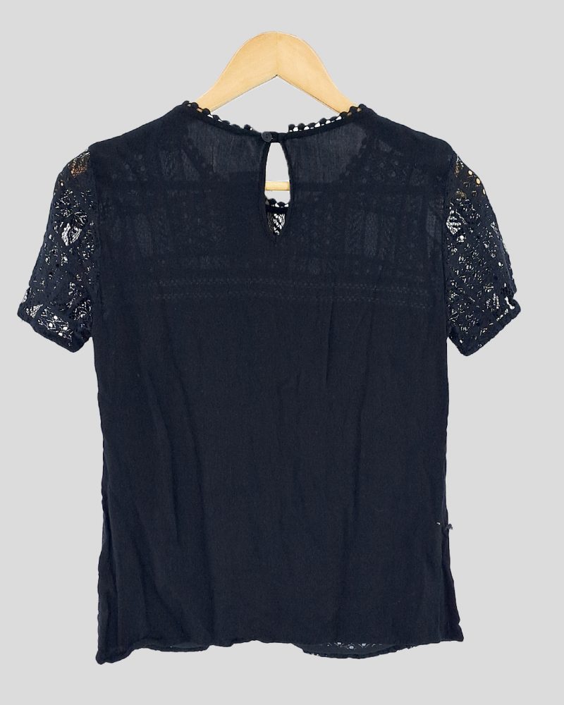 Blusa Manga Corta Marca Nacional de Mujer Talle S