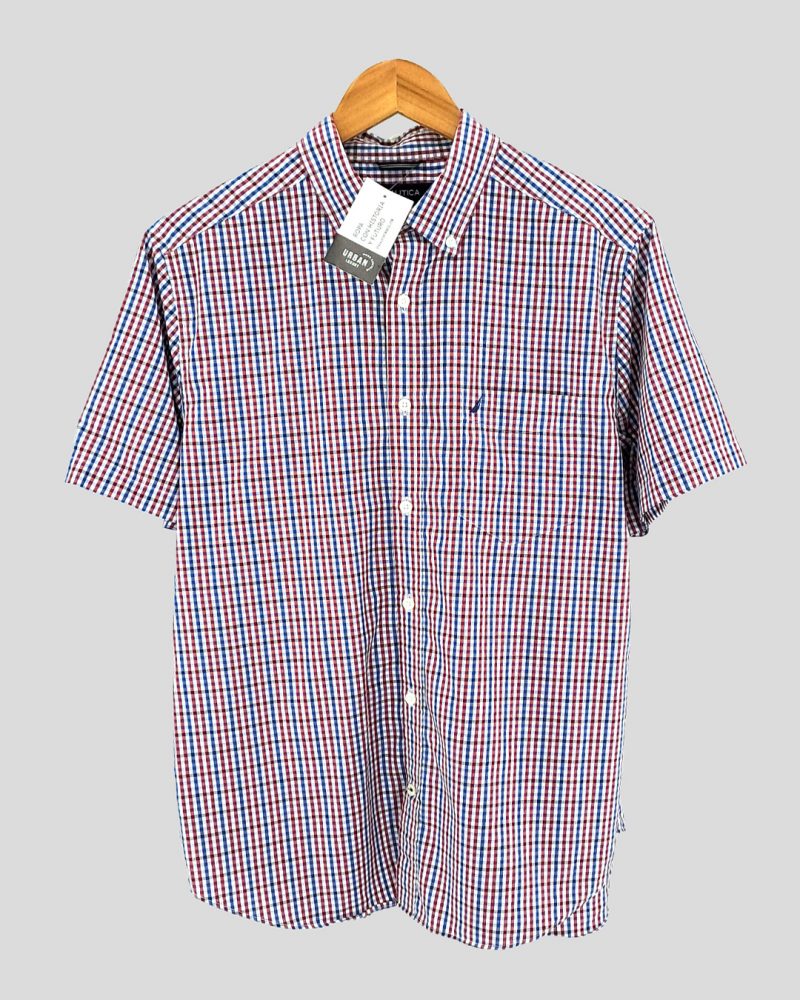 Camisa Manga Corta Hombre Nautica de Hombre Talle M