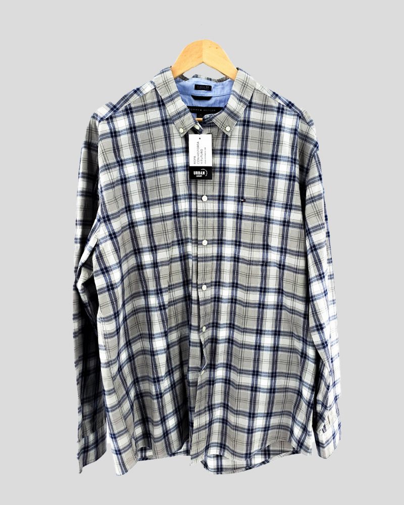 Camisa Manga Larga Hombre Tommy Hilfiger de Hombre Talle XL