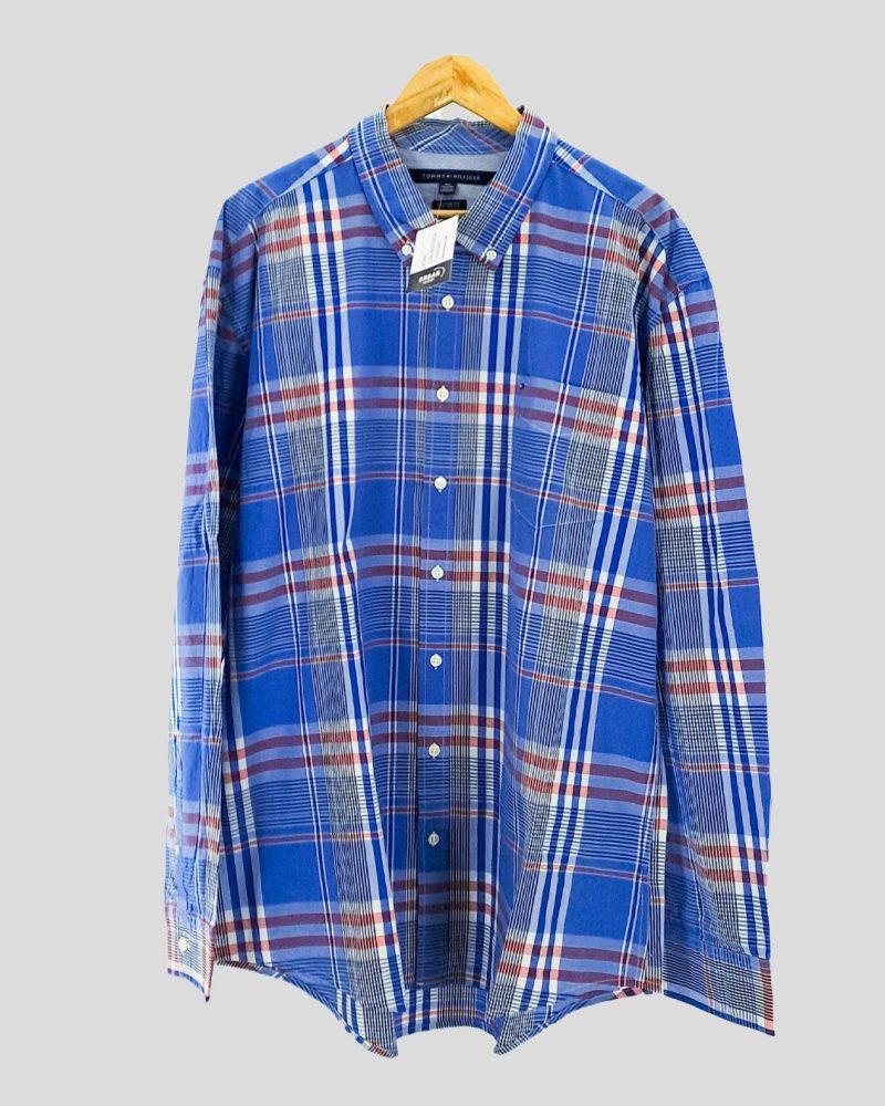 Camisa Manga Larga Hombre Tommy Hilfiger de Hombre Talle XXL