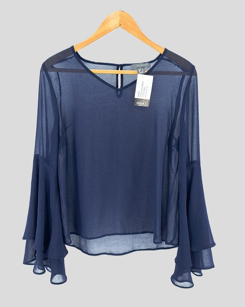 Blusa Manga Larga Liviana Primark de Mujer Talle 42