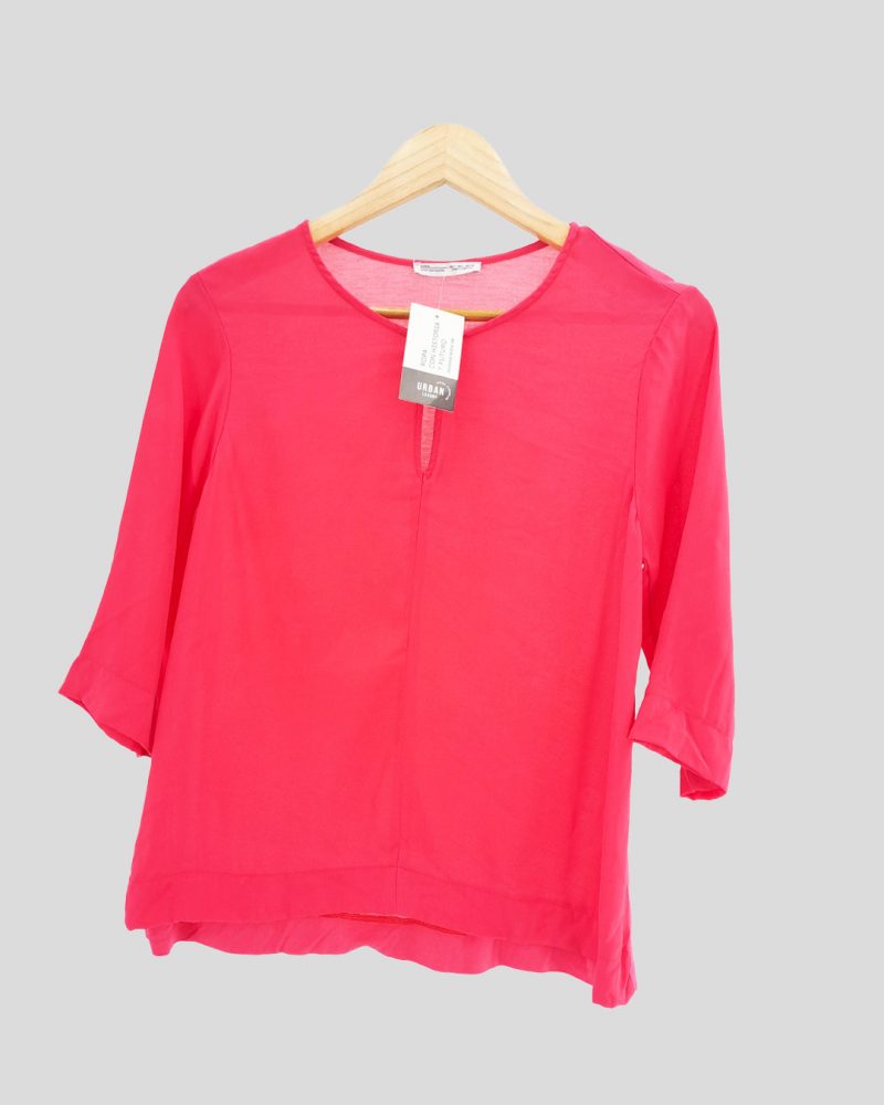 Blusa Manga Larga Liviana Zara de Mujer Talle L