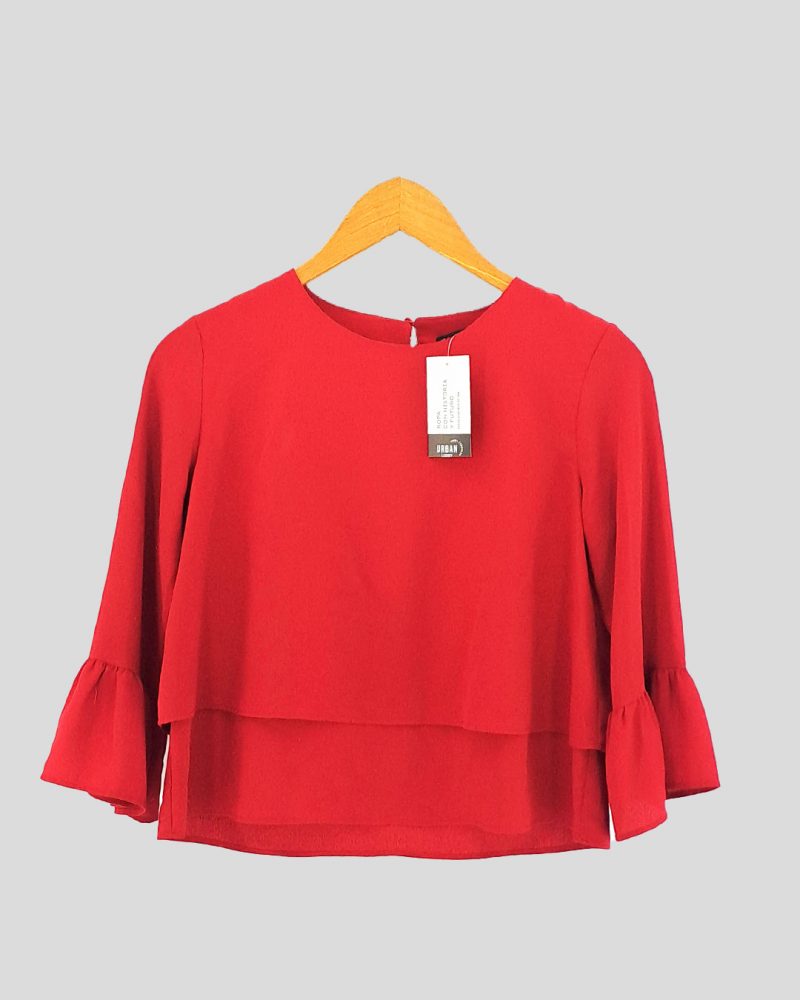 Blusa Manga Larga Liviana Zara de Mujer Talle S