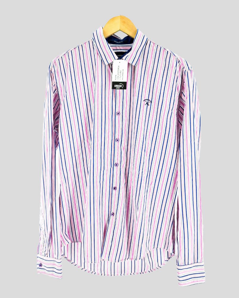 Camisa Manga Larga Hombre Kevingston de Hombre Talle L