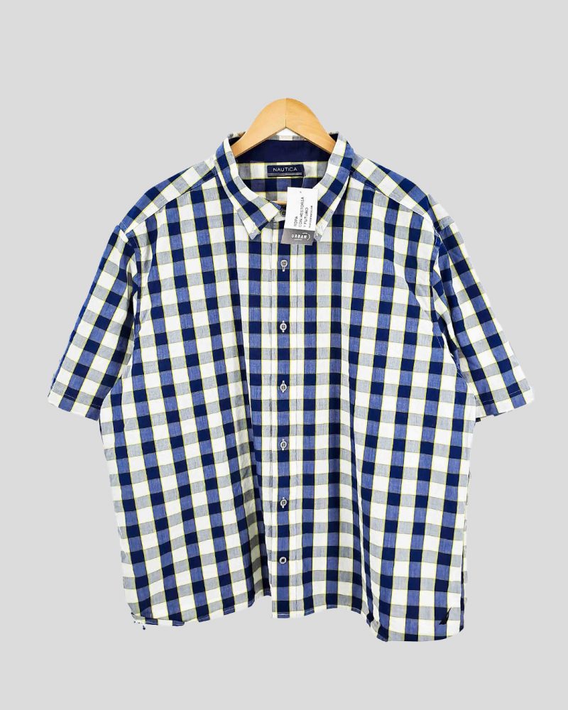 Camisa Manga Corta Hombre Nautica de Hombre Talle XXL