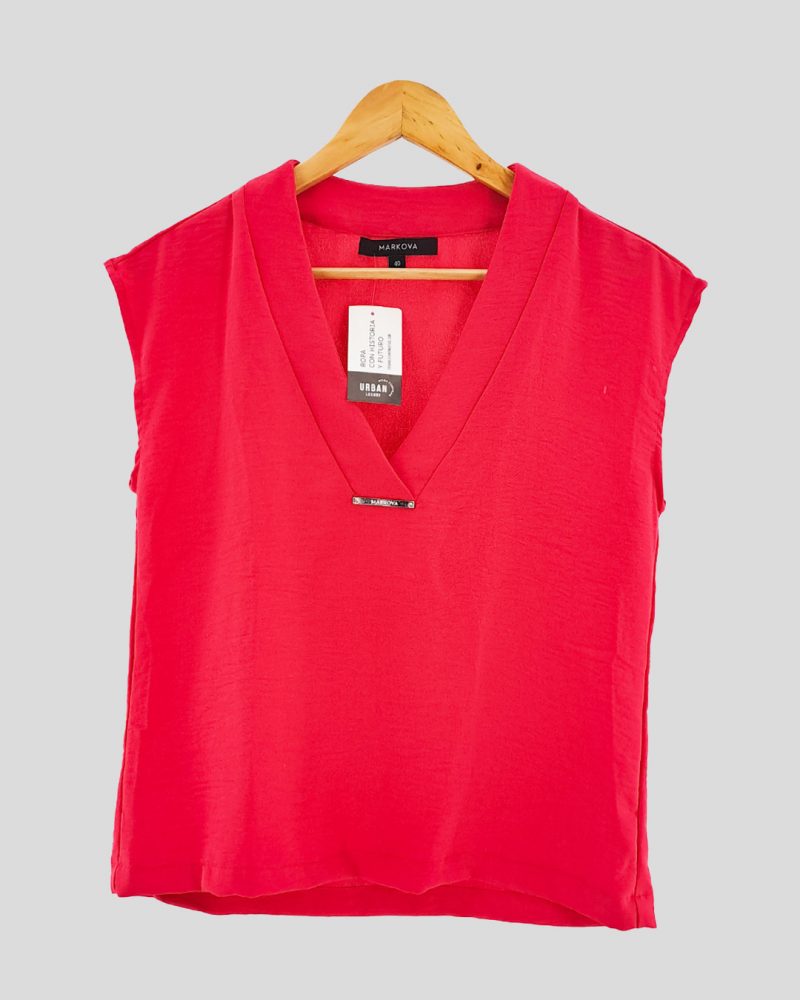 Blusa Sin Mangas Markova de Mujer Talle 40