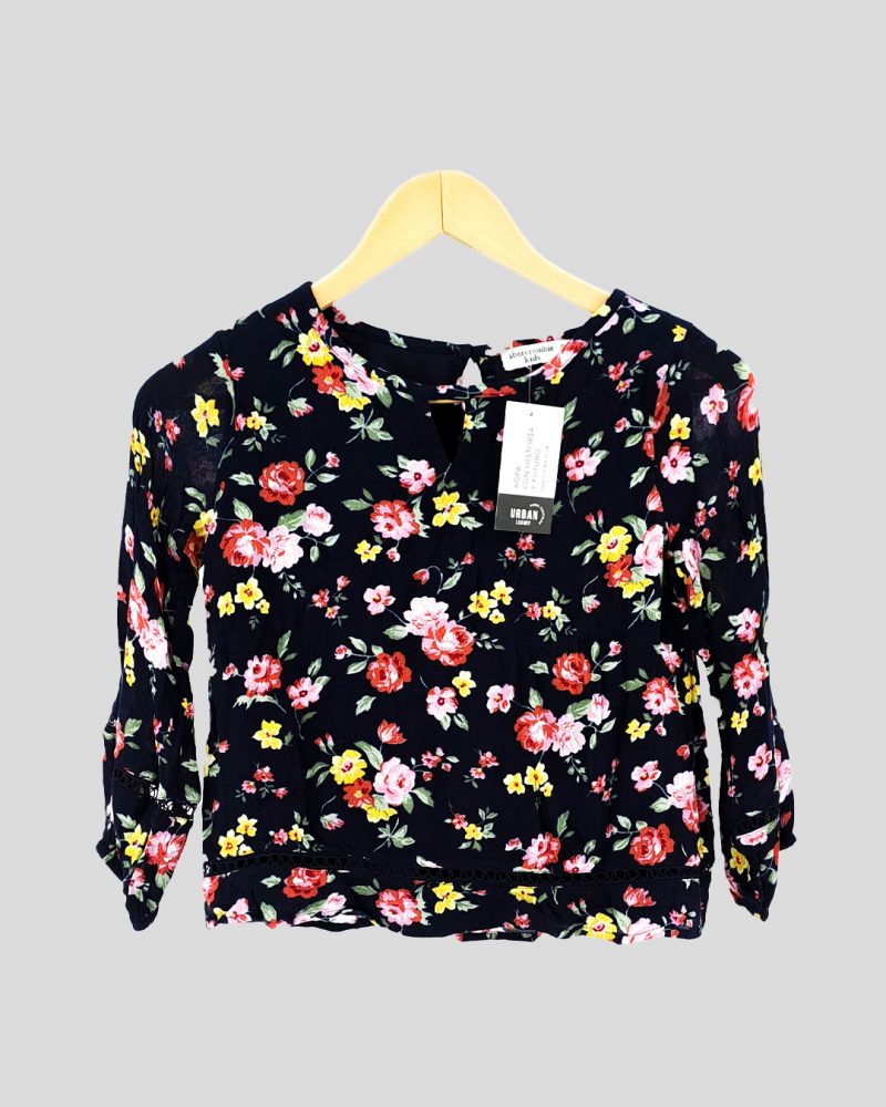 Blusa Manga Larga Liviana Abercrombie de Chica Talle 11