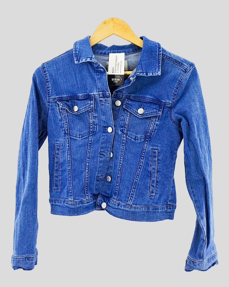 Campera Jean Pull & Bear de Mujer Talle S