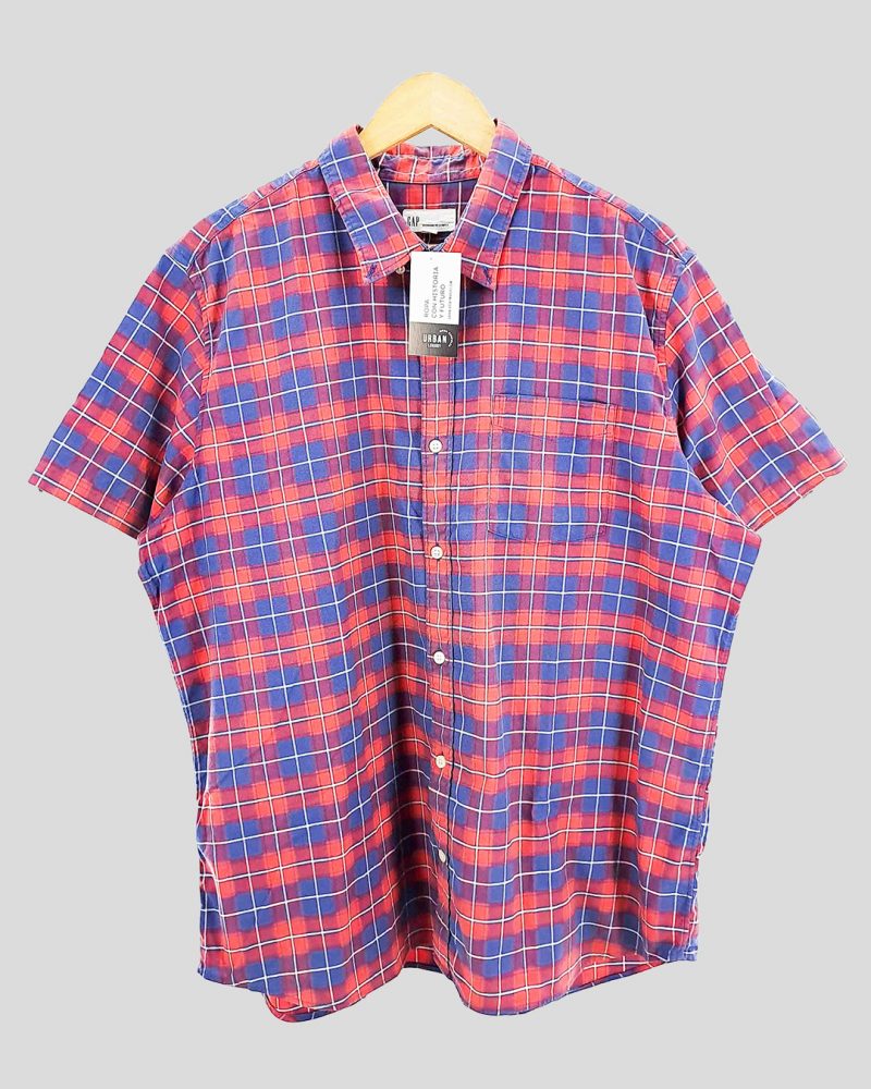 Camisa Manga Corta Hombre GAP de Hombre Talle XL