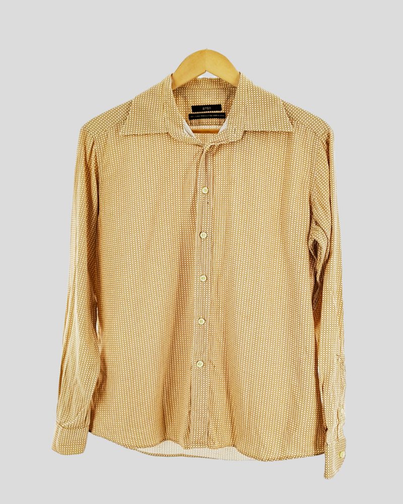 Camisa Manga Larga Hombre Zara de Hombre Talle M