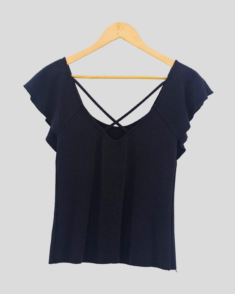 Blusa Sin Mangas Marca Internacional de Mujer Talle M